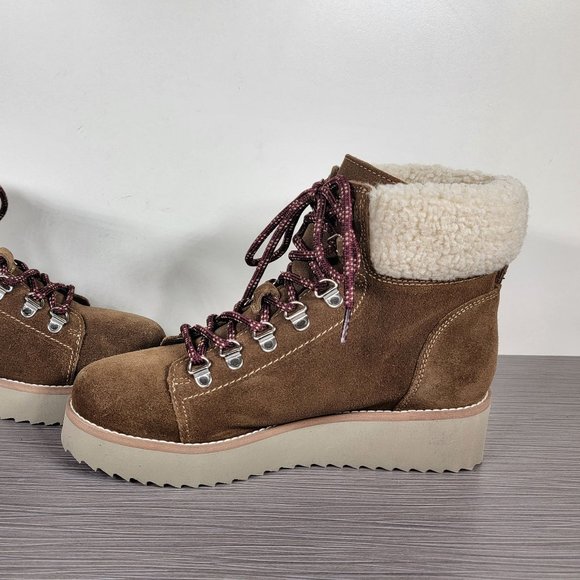 Sam Edelman Franc Hiking Boot Brown Womens Various Sizes - Picture 6 of 11